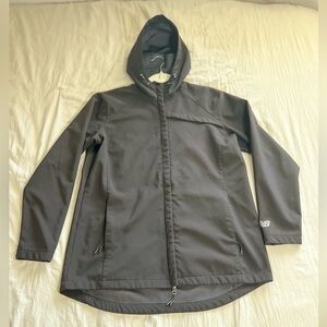 New Balance women’s. Black and Gray Patterned‎ Jacket Size XL